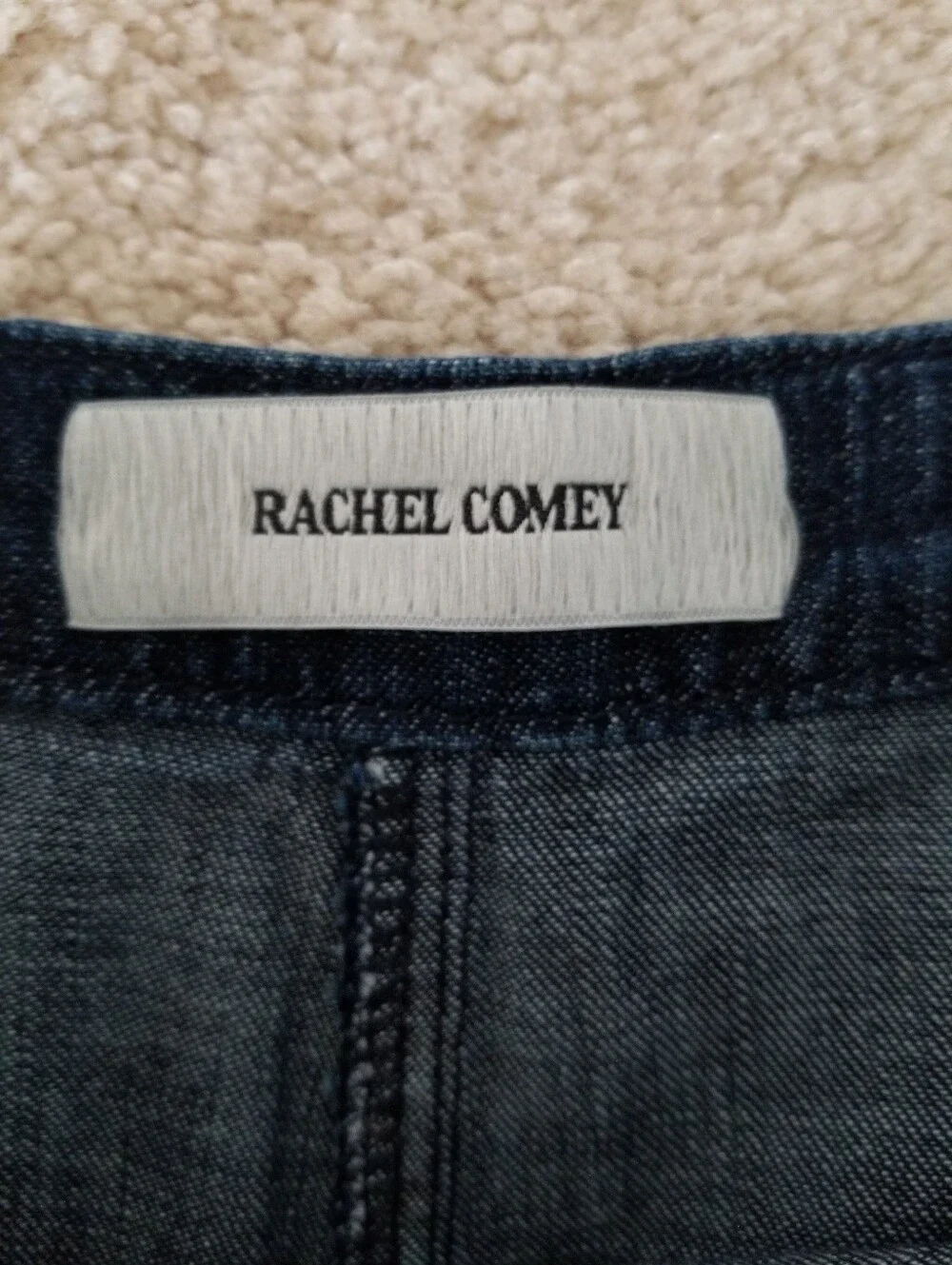 Rachel Comey Absolute Wide Leg Crop Dark Wash Jeans Size 2